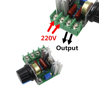 AC 2000W 220V SCR  High Power Thyristor Dimmer Electronic